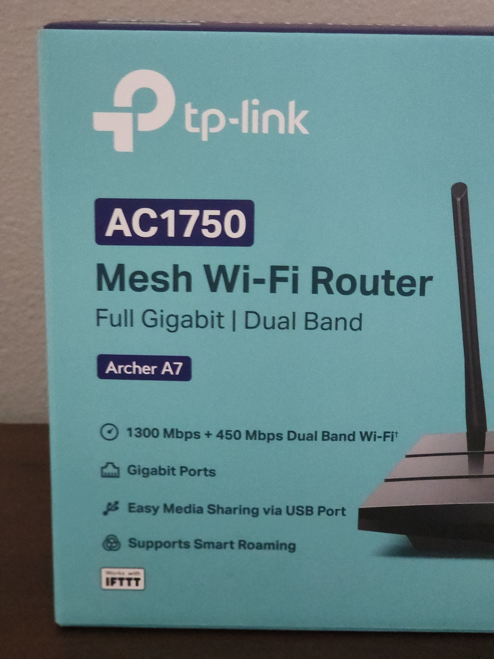 TP-Link AC1750 Mesh Wi-Fi Router Archer A7 - Black - Picture 5 of 12